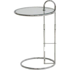 Riviera Maison Bijzettafel - Bonham Extendable End Table - Zilver
