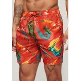 Superdry - Hawaiian Print - Zwemshort - Multicolor - Polyester