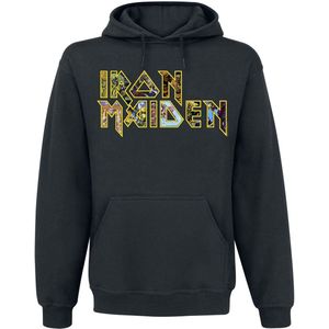 Iron Maiden Eddies Logo Heren Trui met capuchon - zwart - S
