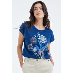 DIDI Dames T-shirt Yuna Floral flame print maat 48