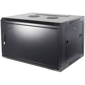 DSIT 6U wandkast met metalen deur 600x450x368mm (BxDxH) - serverbehuizing - serverrack - serverkast - 19 inch