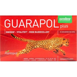 Plantapol Guarapol Plus Ampullen - Voor Zwakte en Tijdelijke Vermoeidheid - 10ml per Ampulle - 20 Stuks