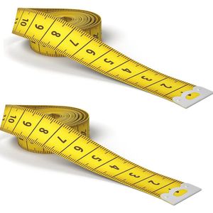 Dubbelzijdig Meetlint 3 m - 2 Stuks, Perfect voor Naaien en Meten