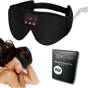 Equivera Slaapmasker Bluetooth - Slaap Koptelefoon - Bluetooth Slaapmasker - Oogmasker Slaap - Slaapmasker met Speakers - Slaap Koptelefoon - Hoofdband - Slaapmasker - Voor een fijne nachtrust!