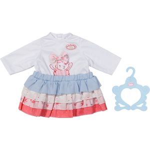 Baby Annabell Outfit Shirt en Rok - Poppenkleding 43 cm