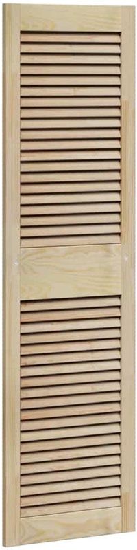 vidaXL - Kastdeur - Naturel - 140.5 x 2.1 x 49.5 cm - Massief Grenenhout