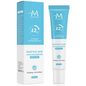 Mamosta® Siliconen Acne Gel - Littekencreme - Vermindert Littekens & Littekenklachten - Puistjes - Littekencrème Tube - Gezicht - Puisten - Verzorging