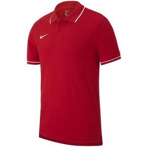 Nike Team Club 19  Poloshirt - Unisex - rood/wit