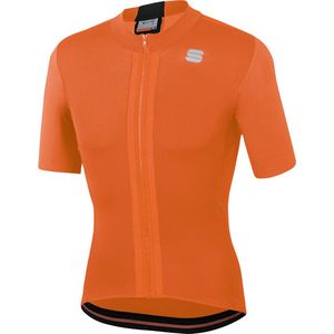 Sportful Fietsshirt Korte mouwen voor Heren Oranje Zwart - SF Strike Short Sleeve Jersey-Orange Sdr Black - XL
