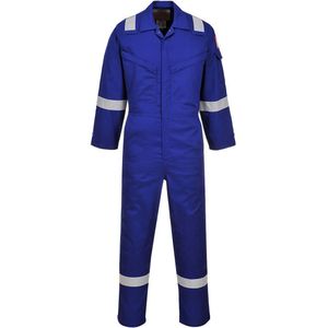 Portwest - Araflame AF73RBR36 - Werkoverall - Zilver - Koningsblauw