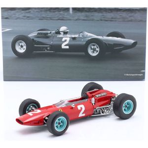Het 1:18 gegoten model van de Ferrari 158 #2 van de Italiaanse GP van 1964. De rijder was J. Surtees. De fabrikant van het schaalmodel is Werk83. Dit model is alleen online verkrijgbaar