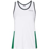 Head Racket Club Mouwloos T-shirt Wit 140 cm Meisjes