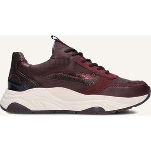 Notre-V - IVA-30 - Sneakers - Rood - Leren Sneaker