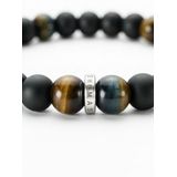 Thomas Sabo - A2196-806-11 - Armband - Zwart - Gerecycled Zilver - Tijgeroog