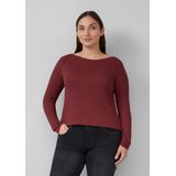 s.Oliver Curve top donkerrood