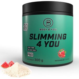 Fatburner poeder Watermeloen 300g – Vetverbranding, Energie & Focus – Body4You