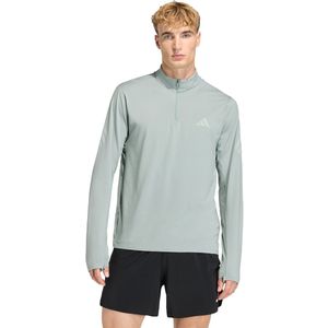 adidas Performance adi365 Iconic Longsleeve met Halflange Rits - Heren - Groen