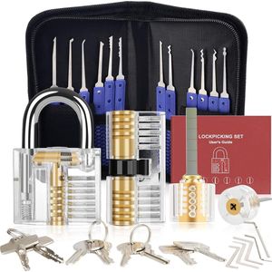 Lockpick set - Lock Pick Set - Lock Pick Set voor Beginners en Professionals - Lock Picking Set - Lock Picking - Lockpickset