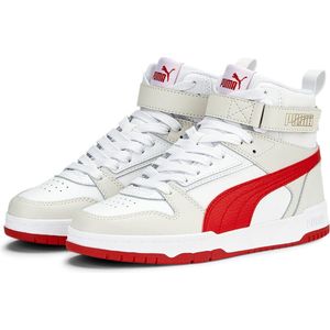 Puma RBD GAME JR kindersneaker hoog 386172 04 wit/rood