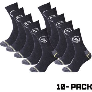 Premium Werksokken Allround - Maat 43-46 - 10-paar - 80% katoen - Luxe Kwaliteit - 94Workwear