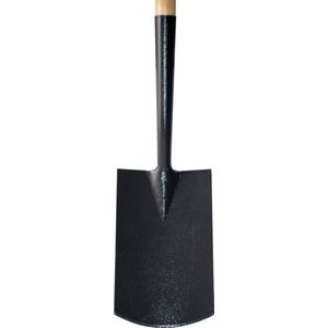 Hendrik Jan - Spade - Lange steelhouder - Steel 75 cm - Essenhout