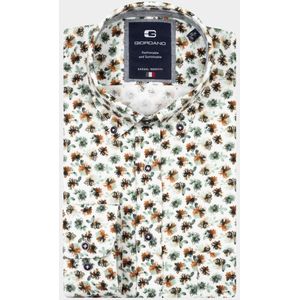 Giordano - Brando Long Sleeve - Hemd - Groen - Lange Mouw