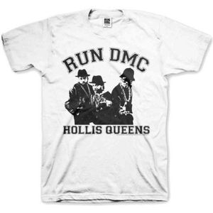 Run DMC - Hollis Queen Pose Heren T-shirt - 2XL - Wit