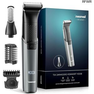 RFWR® Intiem 2-in-1 scheerapparaat voor heren - Waterdicht, Nat & Droog, Bodygroom voor Efficiënt Ontharen