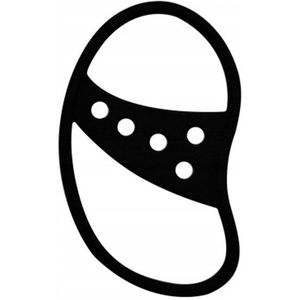 Siliconen Oordopjes Houder - Zwart