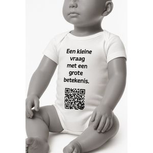 B-found romper: Een kleine vraag met een grote betekenis. (Meter)