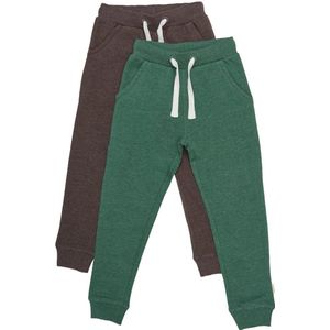 Minymo - Kinder Jogginghose Basic 36 - Sweat Pant - Hunter Green - 2-Pack