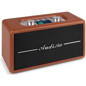 Audizio - Tune60 - Draagbare Radio - Bruin - Bluetooth - FM en DAB