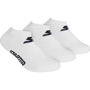 Starter - 12-Pack Sneaker Socks - Enkelsokken Bundel - 35 - 38 - Wit