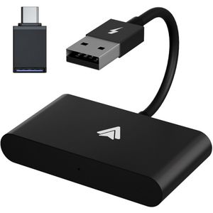 TOVBMUP Android Auto draadloze adapter - Draadloze Android Auto-adapter - Converteer bekabelde Android Auto naar draadloos - Geschikt voor Android 12 en hoger