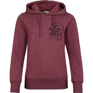 The Nightmare Before Christmas Sally Dames Trui met capuchon - gemêleerd rood - S
