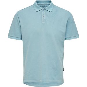 ONLY & SONS - Maat S - ONSPAGE SLIM WASHED POLO Heren Poloshirt
