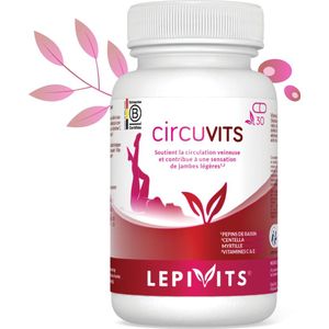 Circuvits - 30 Plantaardige Capsules - Voedingssupplement - Veneuze Circulatie Bevorderen