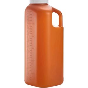 Groot mannelijk urinoir met lekbestendige schroefdop - 3000 ml