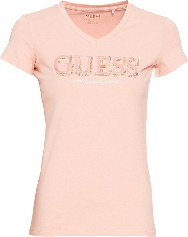 Guess - Vn Trine Tee - T-shirt - Oranje