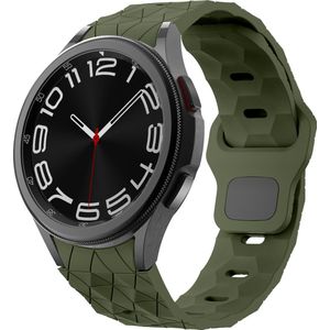 YONO Hexagon Bandje 20mm - Horlogebandje geschikt voor Samsung Galaxy Watch 6/5/4 (40/43/44/47mm Classic & Pro) - Donkergroen