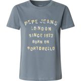 Pepe Jeans - Beth - T-shirt - Katoen - Met Korte Mouwen - Meerkleurig Artwork Logo