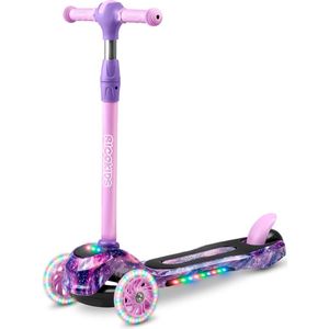 Ricokids - Piko - Driewielige Scooter - Roze en Paars