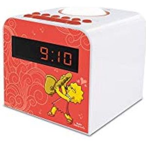 Lisa Simpson Kinderwekker - Rood en Wit