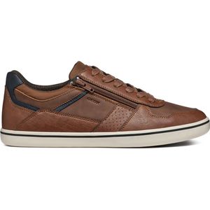 GEOX U ELVER Heren Veterschoenen - COGNAC - Maat 44