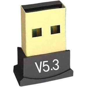 Bluetooth 5.3-adapter, Bluetooth USB-ontvanger voor universele pc, headset met lage latentie, muis, toetsenbord en printer