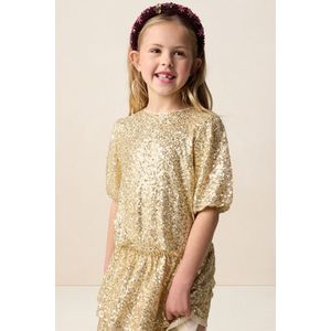 Sissy-Boy - Goud t-shirt met pailletten