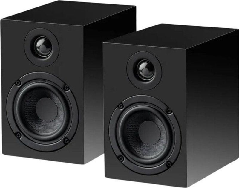 Pro-Ject Speaker Box 3E Carbon Boekenplank Speakers - High-End Geluid - Carbon Afwerking - 2-Weg - Satijn Zwart