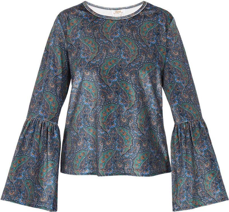 usha FESTIVAL Blouse  blauw / indigo / donkergroen