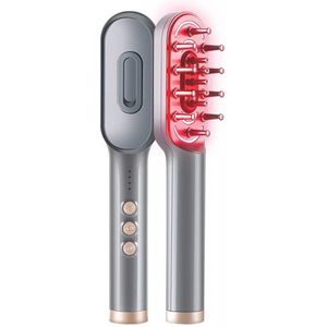 Novzep Massager 6W Massage Haarkam met EMS microstroom, RF radiofrequentie, EP technologie