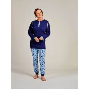 Dessin hansop | Dames | Ritssluiting | Lange pijpen | Marine | XL